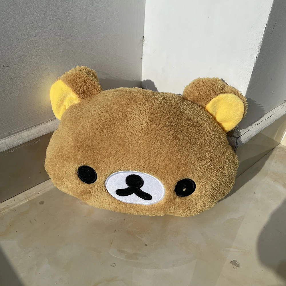 Cute Rilakkuma Plush Warm Hand Pillow Cartoon Bear Peluche Stuffed Toy Soft Cushion Birthday Gift - Image 5