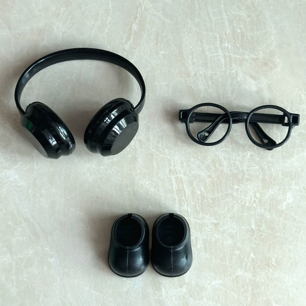DIY Plush Doll Accessories For Labubu V1 V2 V3 Shoes Without Lenses Glasses Stylish Plastic Headphone Set Birthday Gift No Dolls - Image 4