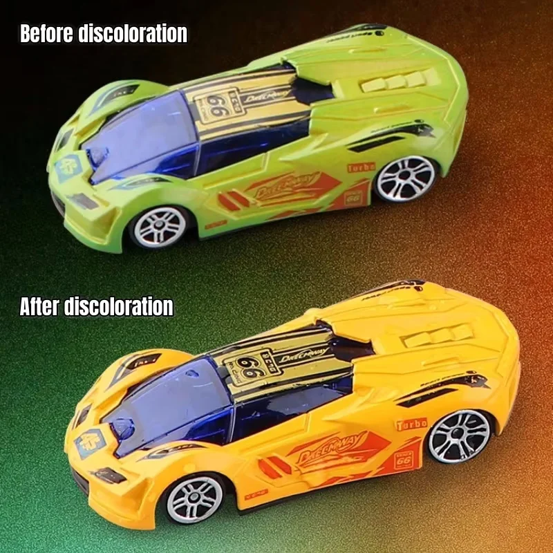 1:64 Color Change Alloy Car Toys for Kids Temperature Sensing Inertial Pull Back Mini Racing Cars Model for Boys Children Gifts - Image 4