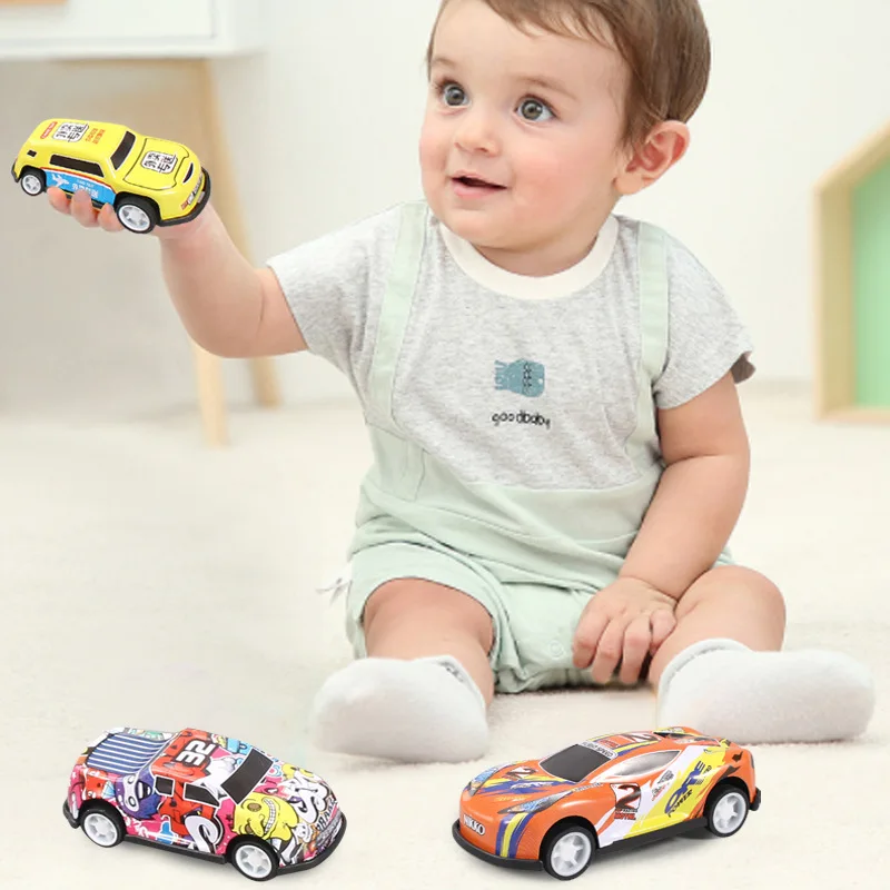 20-50Pcs/set Mini Car Set Inertia Pull Back Cars for Boys Plastic Vehicle Model Collection Toys Birthday Gift for Kids Toddler - Image 4