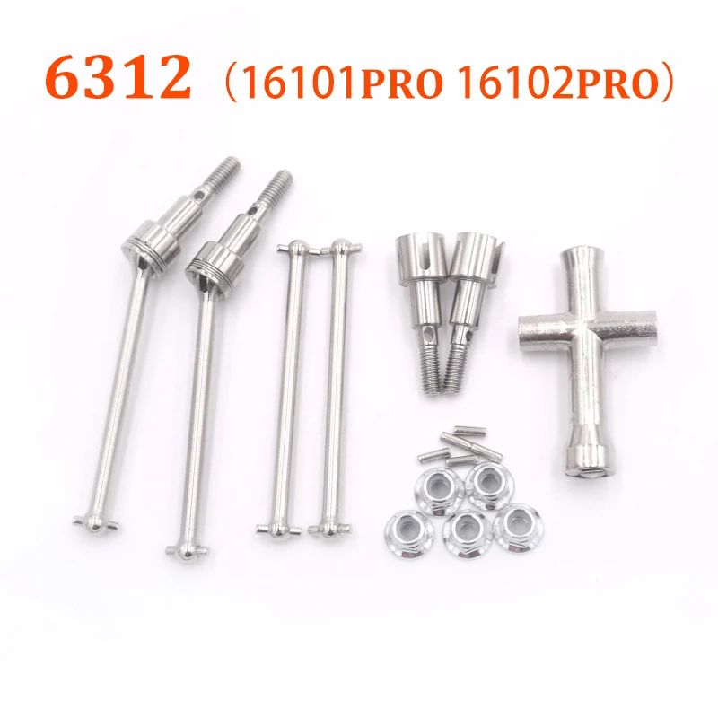 SCY 16101 PRO 16102 PRO RC Automotive Parts Turning Shaft Gear Bearing Pull Rod Steering Cup Swing Arm Motor Tire Screws - Image 3