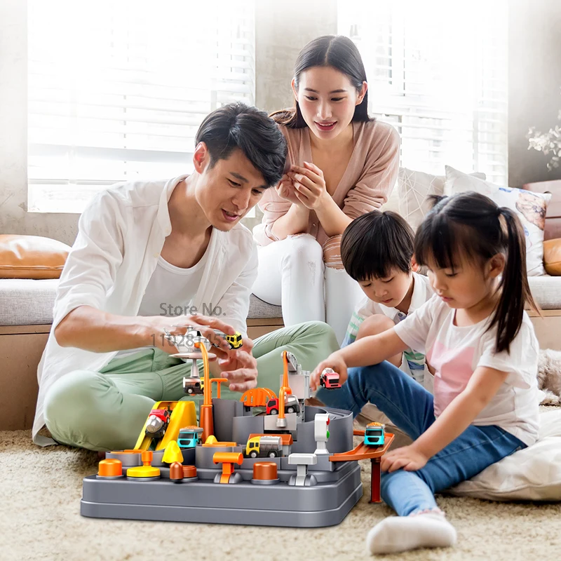 Hot Racing Rail Car Model Train Track Adventure Game Animals Space Rocket Toys Children Educational Brain Mechanical Interactive - Image 5