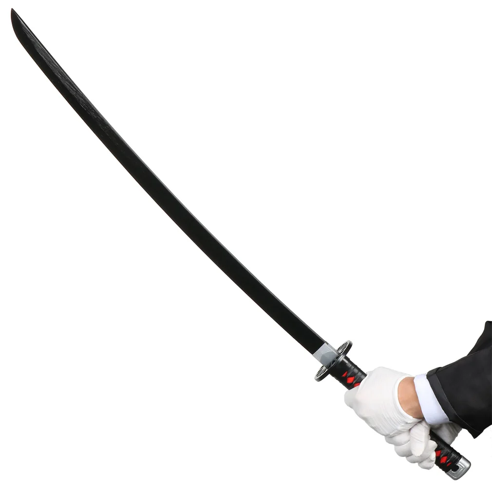 41 inch Demon Slayer Samurai Katana Sword With Belt And Holder Tanjiro Halloween Cosplay Props Decoration - Image 3