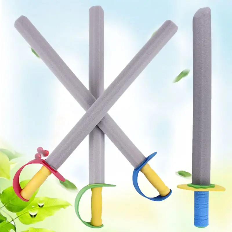 4 Pcs Foam Sword Shield Toy Set for Kids Pretend Play Fake Sword Knight Weapons Party Cosplay Performance Props - Image 5