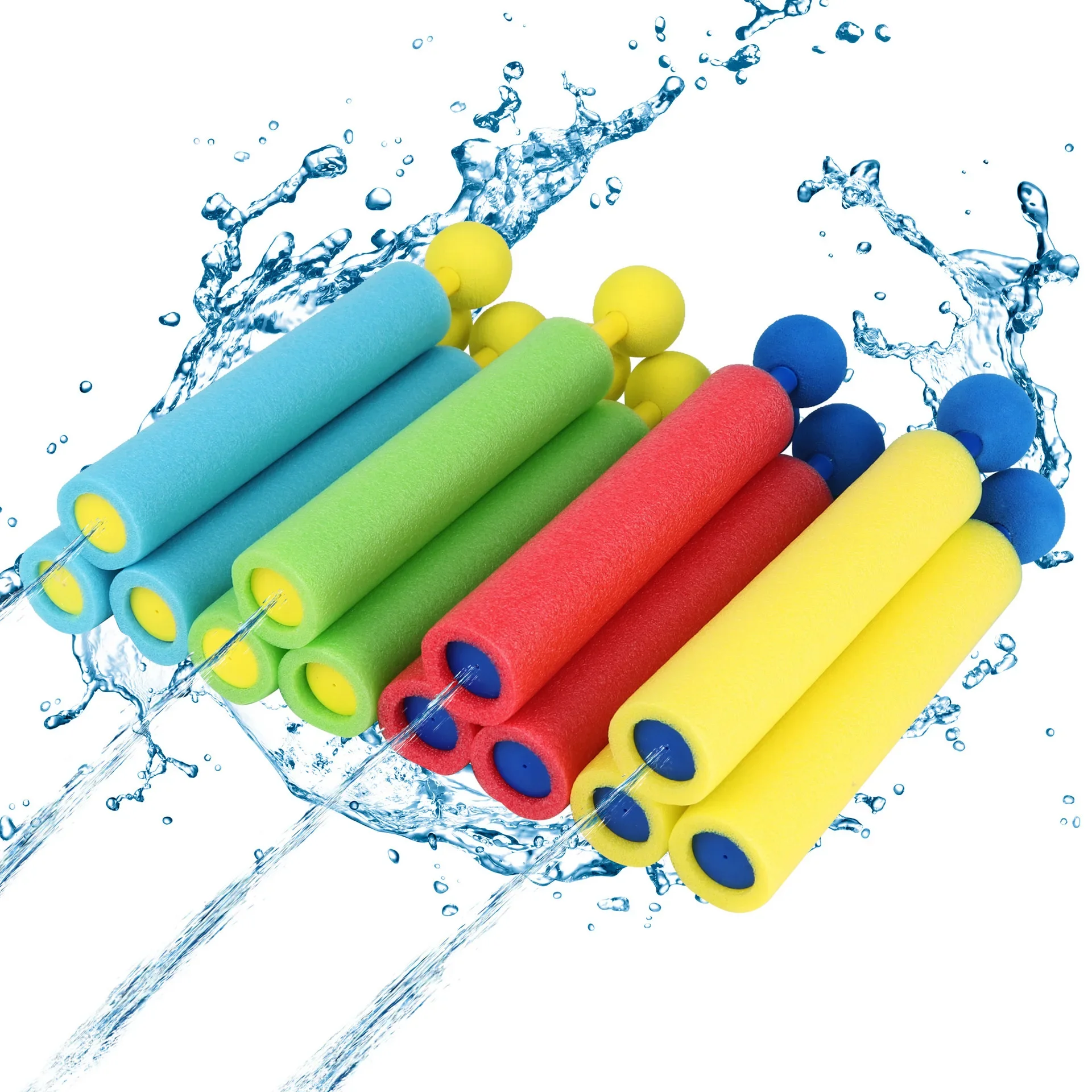 4pcs Water Blaster Water Guns for Kids Shooter Portable 4 Colors 30ft Range Children Foam Water Gun Summer Swimming Pool Toys - Image 6