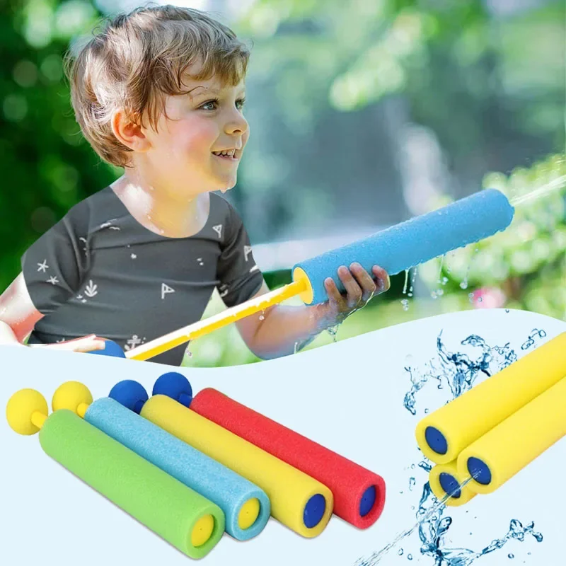 4pcs Water Blaster Water Guns for Kids Shooter Portable 4 Colors 30ft Range Children Foam Water Gun Summer Swimming Pool Toys - Image 3