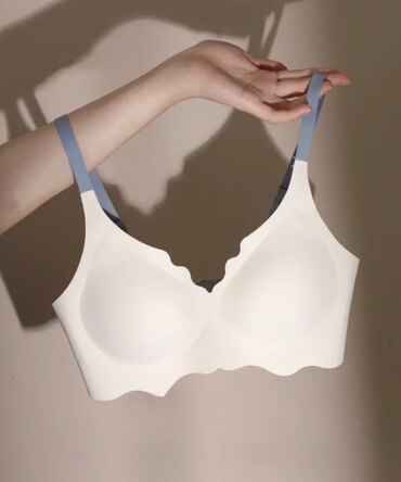 BH No Trace Top Women's Underwear No Steel Ring Pure Desire Comfortable Upper Support Sling Adjustable Beauty Back Bra for women