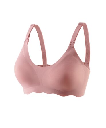 New Women Traceless Women's Comfortable and Breathable Ultra Thin Breastfeeding Bra Detachable Breastfeeding Bra