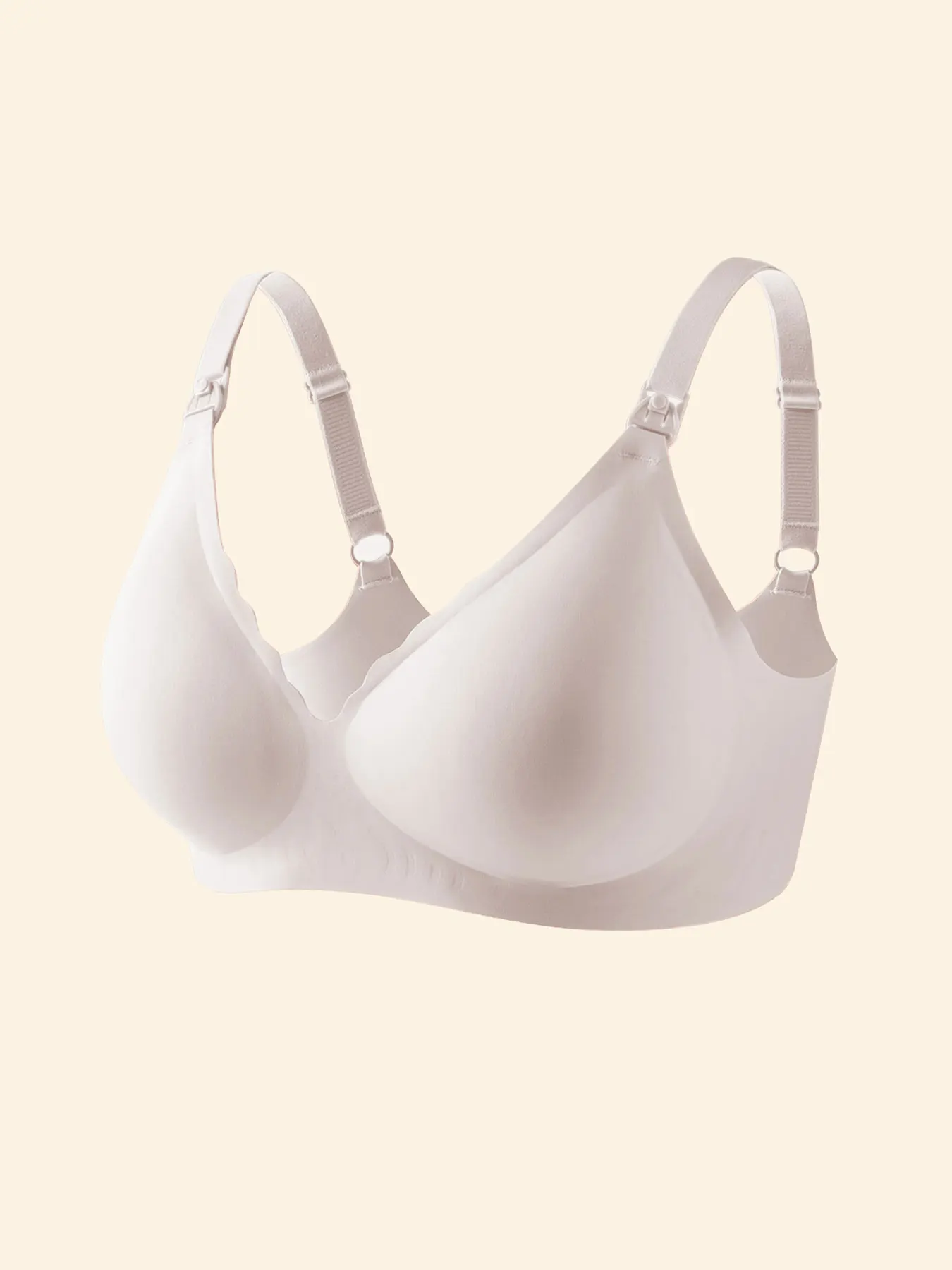 New Front Open Nursing Bra Maternity Jelly Gel Laser Cutting Seamless Underwear Ultra Thin Breastfeeding Bra For Pregnant Women