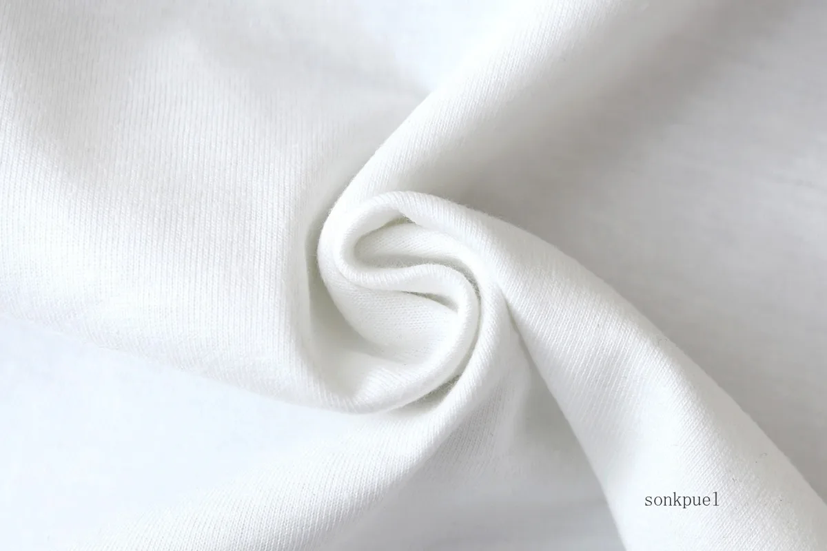 Children's Cotton Short Sleeve White Red Black T-shirt Girls' Summer Baby Clothes Kids Boys' Tops - Image 6