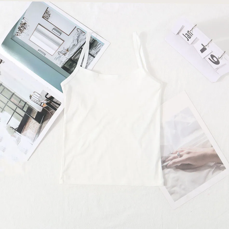 Gentle Protection for Girl No Underwire Camisole Top Young School Children Discreet Comfortable Vest Kids Solid Color Undershirt - Image 5