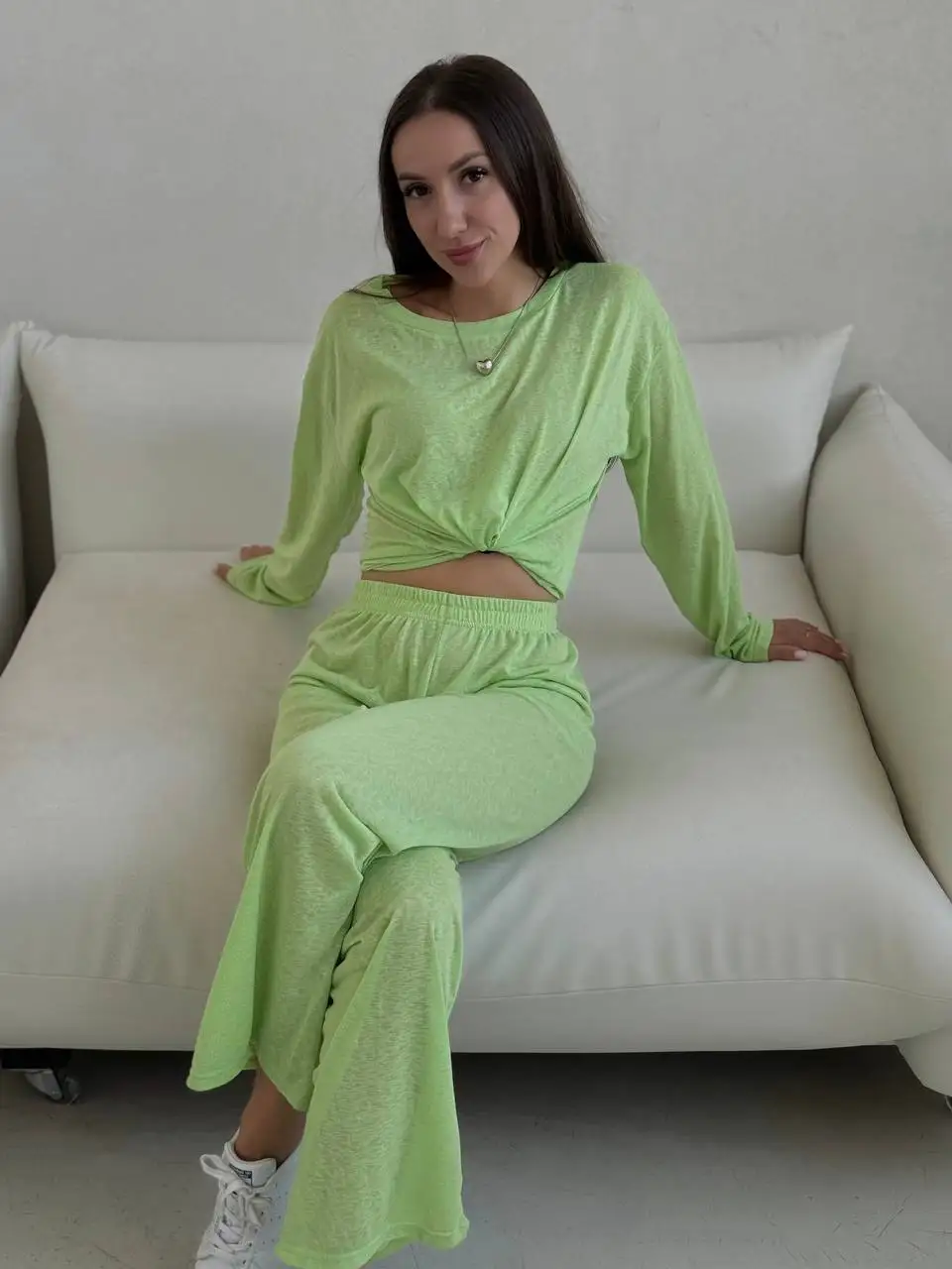 Hirsionsan 2025 Basic soft T Shirts Women Summer autumn Long Sleeves Loose Bottom Tees Ladies Casual Knitted Soft Woman Tops - Image 6