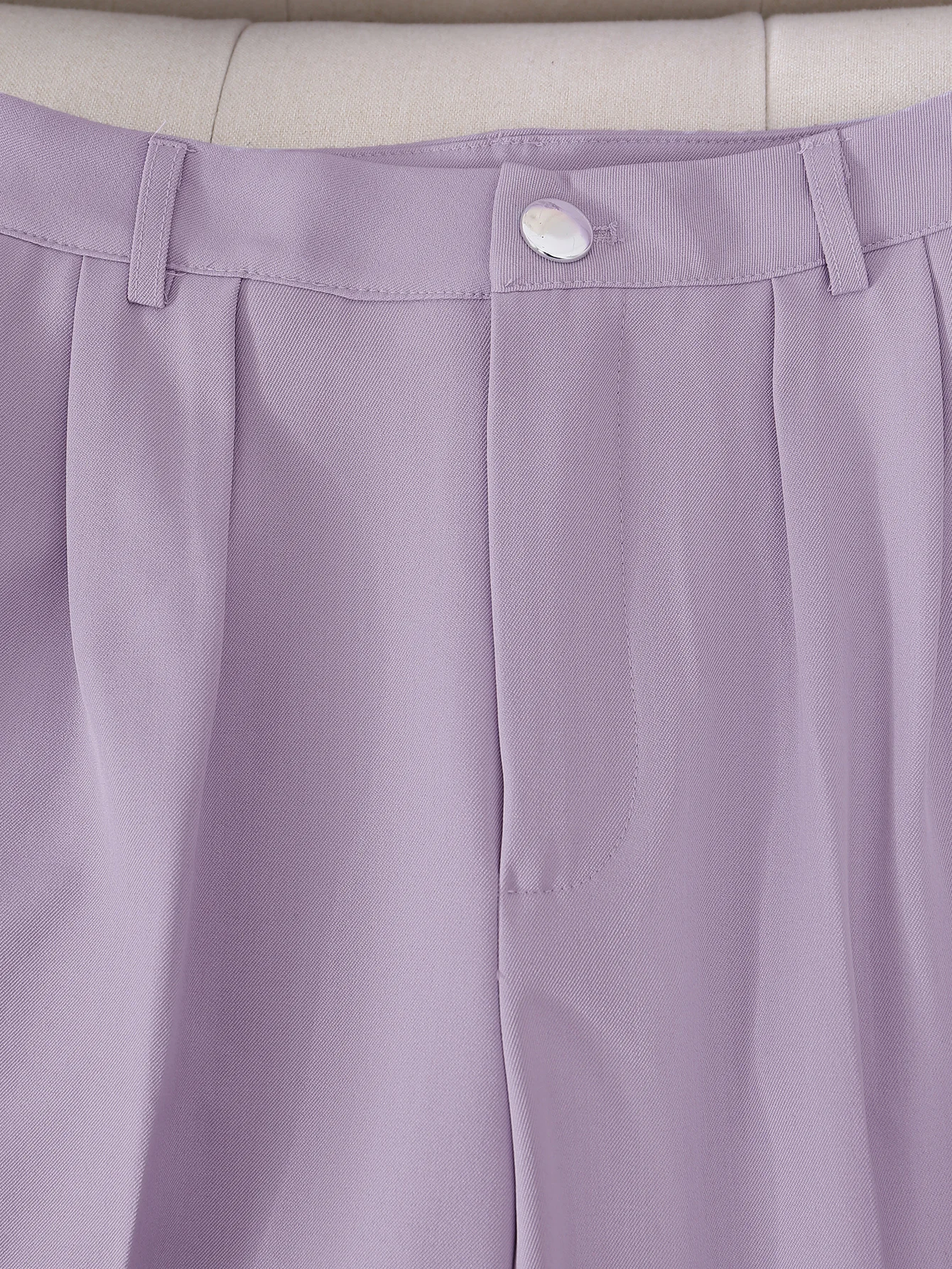 Urban elegant temperament solid color commuter office business suit jacket with belt and long trousers two-piece set, office bus - Image 5