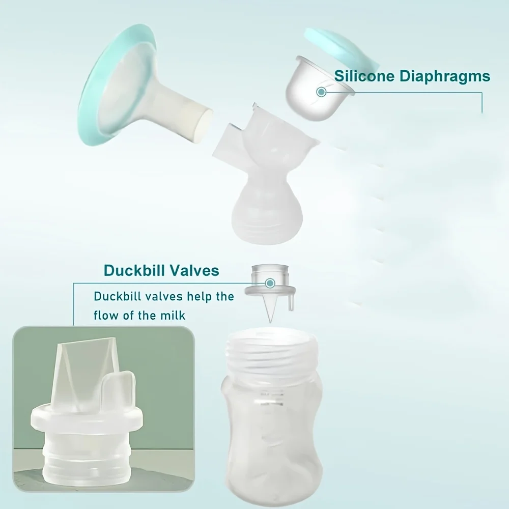 6Pcs Silicone Breast Pump Duckbill Valve - Compatible with Zomee Z1/Z2/BabyBuddha/NCVI 8782/8780/Motif Twist Breast Pumps - Image 4