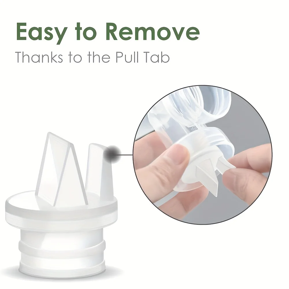 6Pcs Silicone Breast Pump Duckbill Valve - Compatible with Zomee Z1/Z2/BabyBuddha/NCVI 8782/8780/Motif Twist Breast Pumps - Image 3