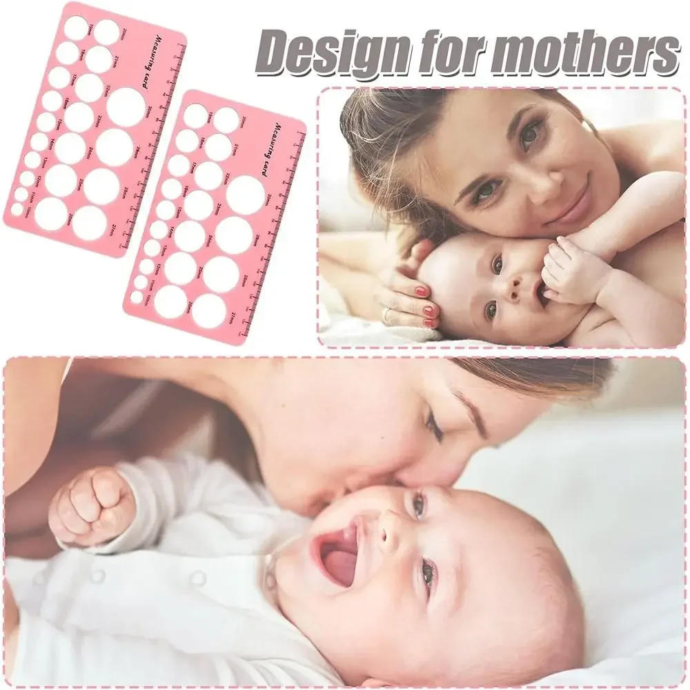 Breast Pump Nipple Silicone Ruler Nipple Diameter Breast Pump Flange Circle Sizing Ruler Nipple Measuring for New Mums Women - Image 4