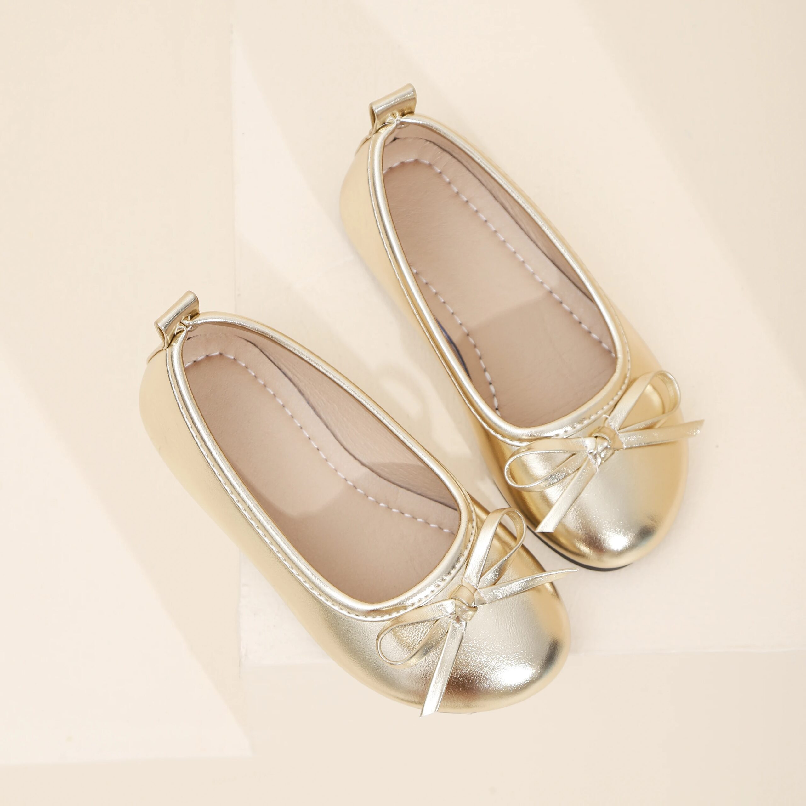 Elegant Girls Shoes Metal Colored Princess Casual Flats Soft Mary Jane Shoe Children Gold Silver Classic Ballet Flats Shoe 26-37 - Image 2