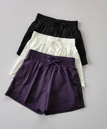 Women's Yoga Shorts High Waist Sport Fitness 2 in 1 Workout Shorts Running Pants Sports Shorts Casual Gym Quick Drying Shorts