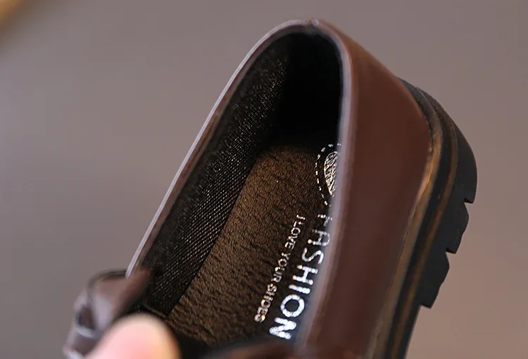 Children Leather Shoes for Boys Girls Kids Loafers Slip-on School Flats Casual Sneakers for Wedding Formal Occasions Party 21-36 - Image 6