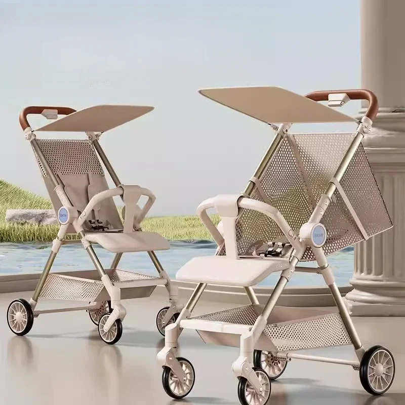 Children's Stroller Simple Baby Artifact Light Travel Foldable Stroller Baby Travel Lightweight Strollers - Image 4
