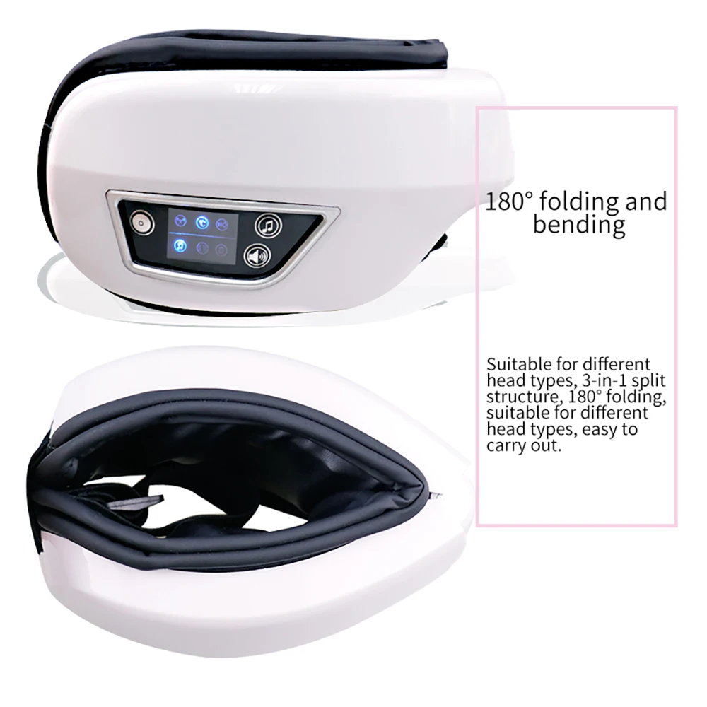 Smart Portable Vibration Eye Massager Airbag Compress Eye Care Tool Bluetooth Music Eye Massage Eye Relax Fatigue Sleepping Mask - Image 4