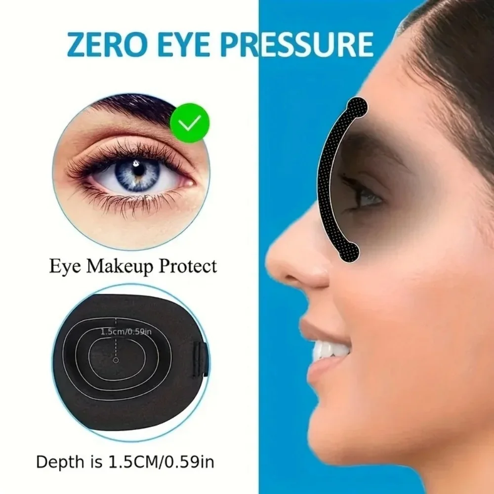 3D Sleep Mask Blindfold Sleeping Aid Soft Memory Foam Eye mask for Sleeping Travel Blockout Light Slaapmasker Eye Cover - Image 5