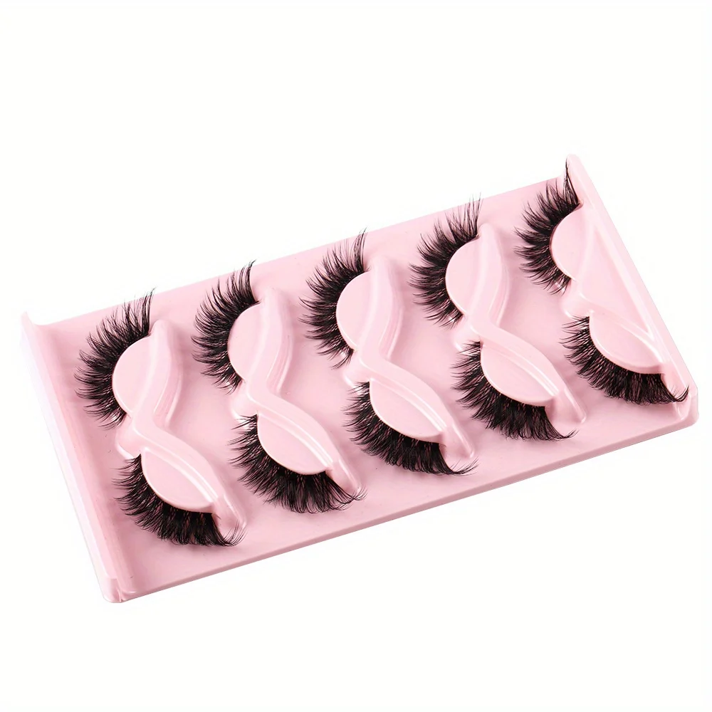 3Boxes(15Pairs) Cat Eye Lashes Fake Eyelashes Natural long Manga Lashes Winged End Eye Elongated Eyelashes Fake Lashes Makeup - Image 5