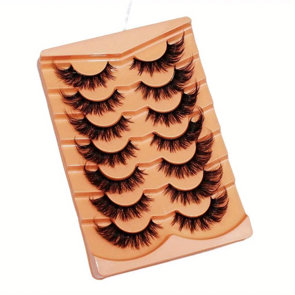 3Boxes(21Pairs) Cat Eye Lashes, Eye End Lengthening, Slender Curling Fluffy False Eyelashes - Image 3