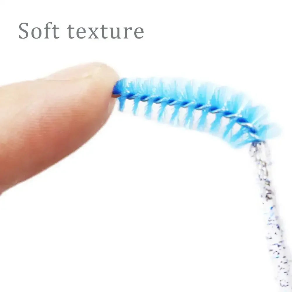 Disposable Crystal Eyelashes Brush Comb 50Pcs Eye Lashes Extension Mascara Wands Makeup Professional Makeup Beauty Tool - Image 5