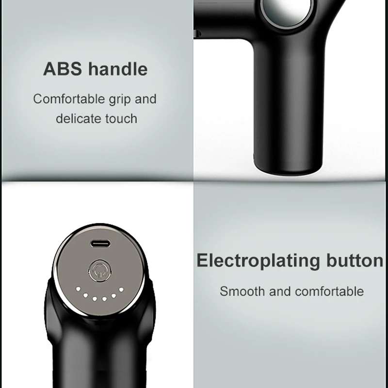 32 Speed LCD Body Massge Gun Vibration Neck Massager Portable Fitness Device For Body Neck Arm - Image 3