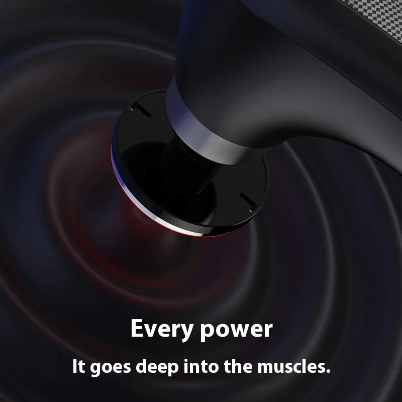 Fascia Massage Gun Shoulder Massager Electric Muscle Massage Machine High Frequency Back Waist Body Massage with Extended Handle - Image 4