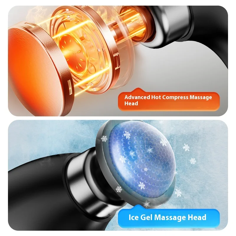 Fascia Massage Gun Shoulder Massager Electric Muscle Massage Machine High Frequency Back Waist Body Massage with Extended Handle - Image 3