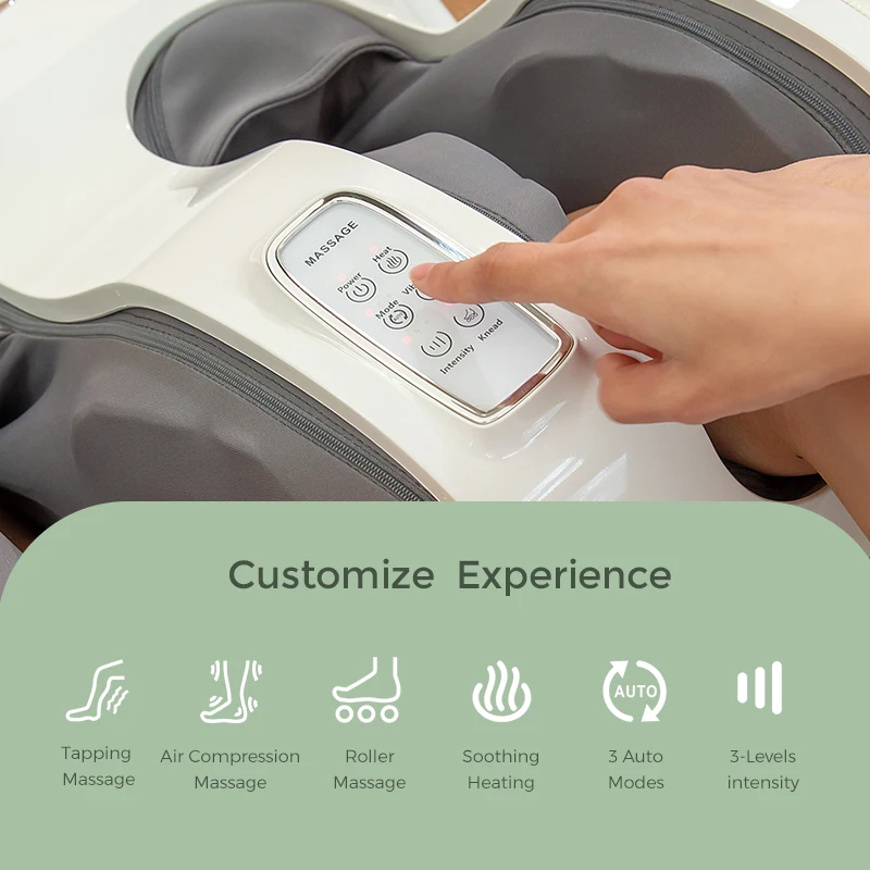 MARESE Electric Calf and Foot Massage Machine Vibration Shiatsu Air Compression Heat Rolling Kneading Leg Beauty Massager K16 - Image 5