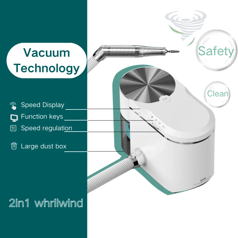 DAICHONG Model LAMWO Dust Collector with Drill Nail Salon Professional Material Nail Art Equipment Nail Suppliers Gel cleaner - Image 3