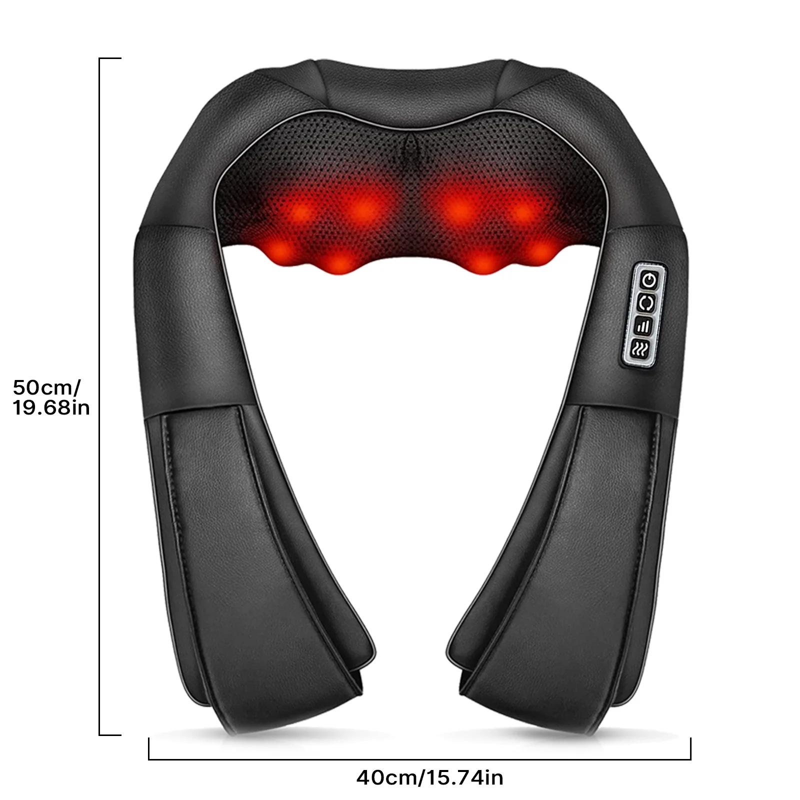 Shiatsu Back and Neck Massager with Heat, Electric 4D Massager Neck and Shoulder Massager, Deep Kneading Massage Pillow for Bod - Image 6