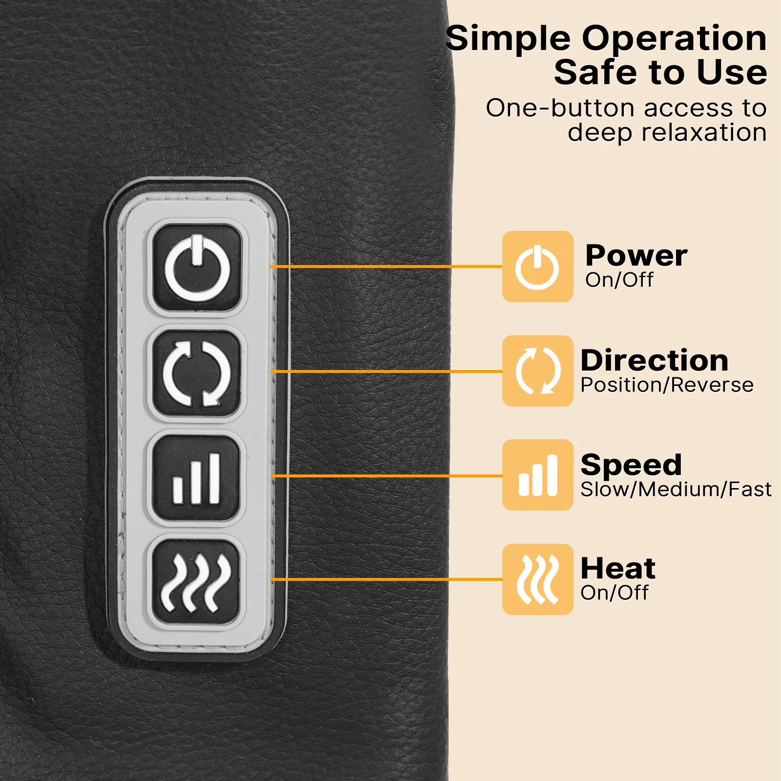 Shiatsu Back and Neck Massager with Heat, Electric 4D Massager Neck and Shoulder Massager, Deep Kneading Massage Pillow for Bod - Image 4