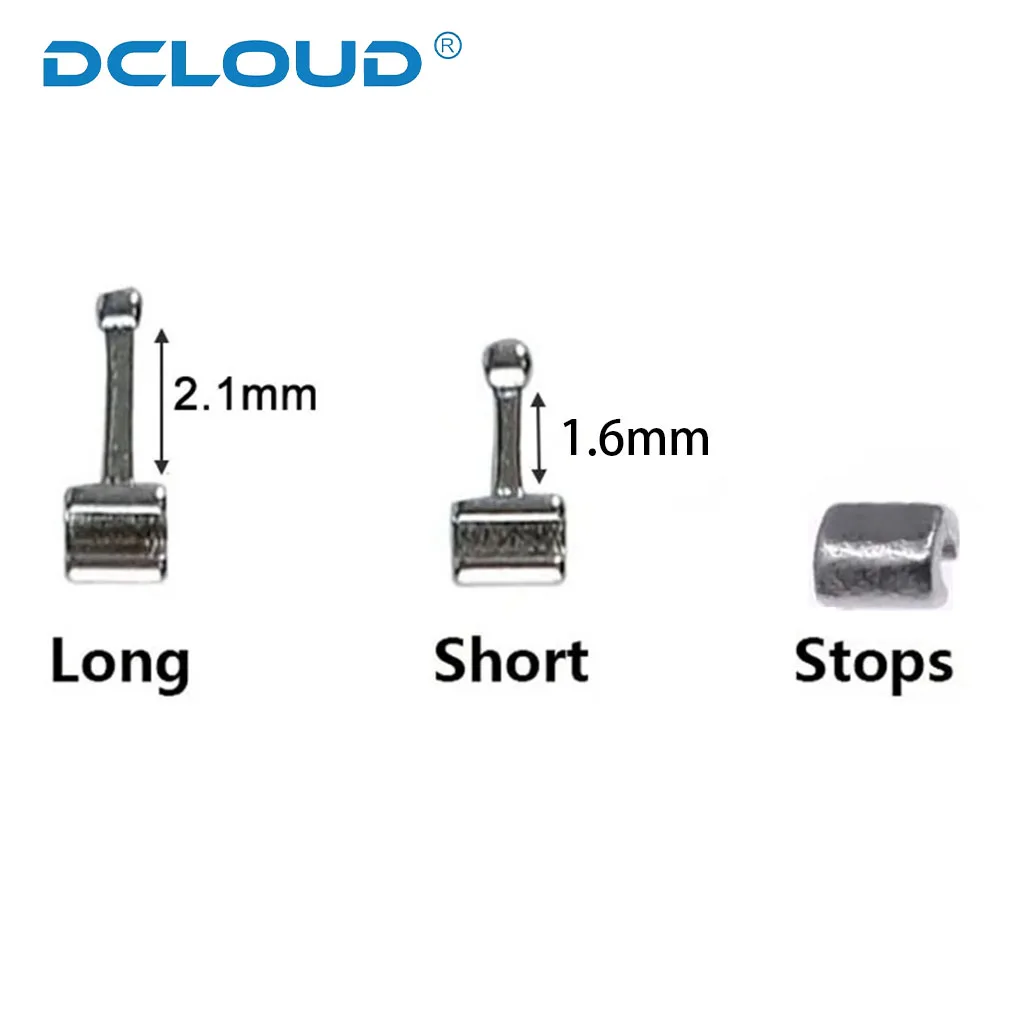 Dental Orthodontic Lingual Button Crimpable Hooks Metal Bondable Direct Eyelets Traction Hook Dentistry Accessories Materials - Image 5