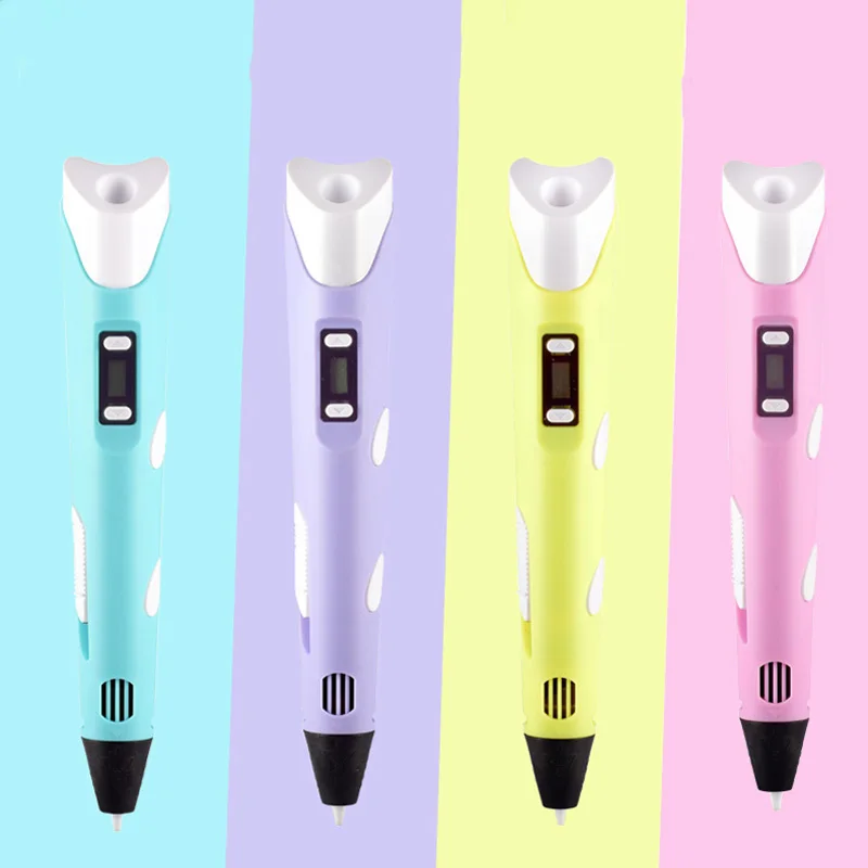 3D Pen DIY Drawing Pens With LCD Screen Compatible PLA Filament Toys Safe Printing Pen for Children Kids Christmas Birthdy Gift - Image 6