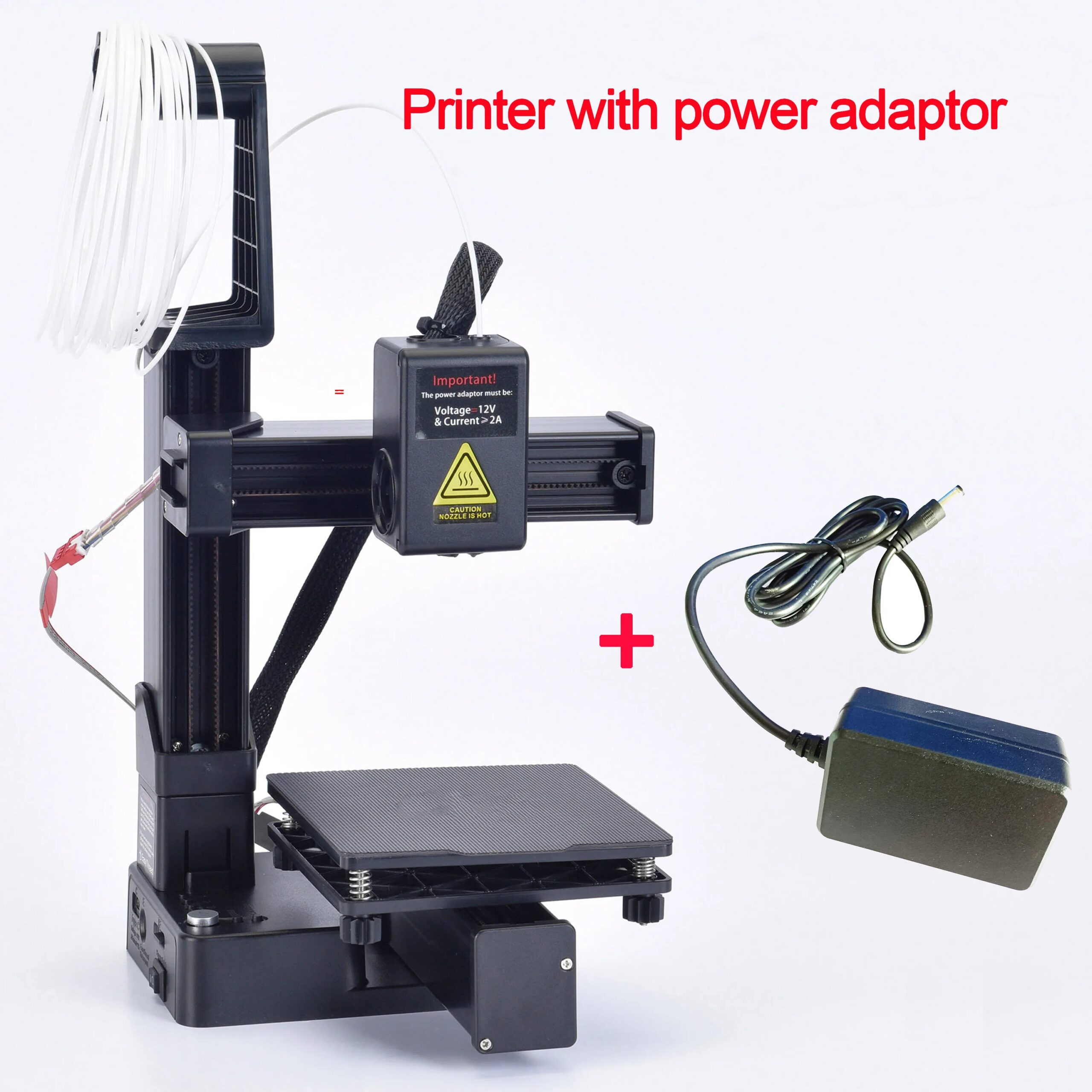 EasyThreed 3D Printer Entry Level Compatible with PLA TPU 1.75mm Filament include Power Adaptor. - Image 5