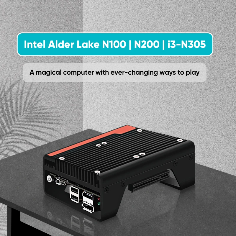 Topton 2*10G SFP Magic Mini PC 12th Gen Intel i3 N305 N100 2*i226 2.5G Firewall Industrail Computer DDR5 PCIEx8 2*SATA Proxmox - Image 3