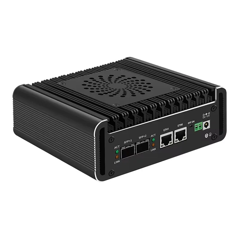 Topton 2x10G SFP Solid Firewall Router Intel i3 N355 N305 N150 2xi226-V 2.5G Mini PC 2xNVMe 2HD DDR5 pfSense Proxmox ESXi AES-NI - Image 6