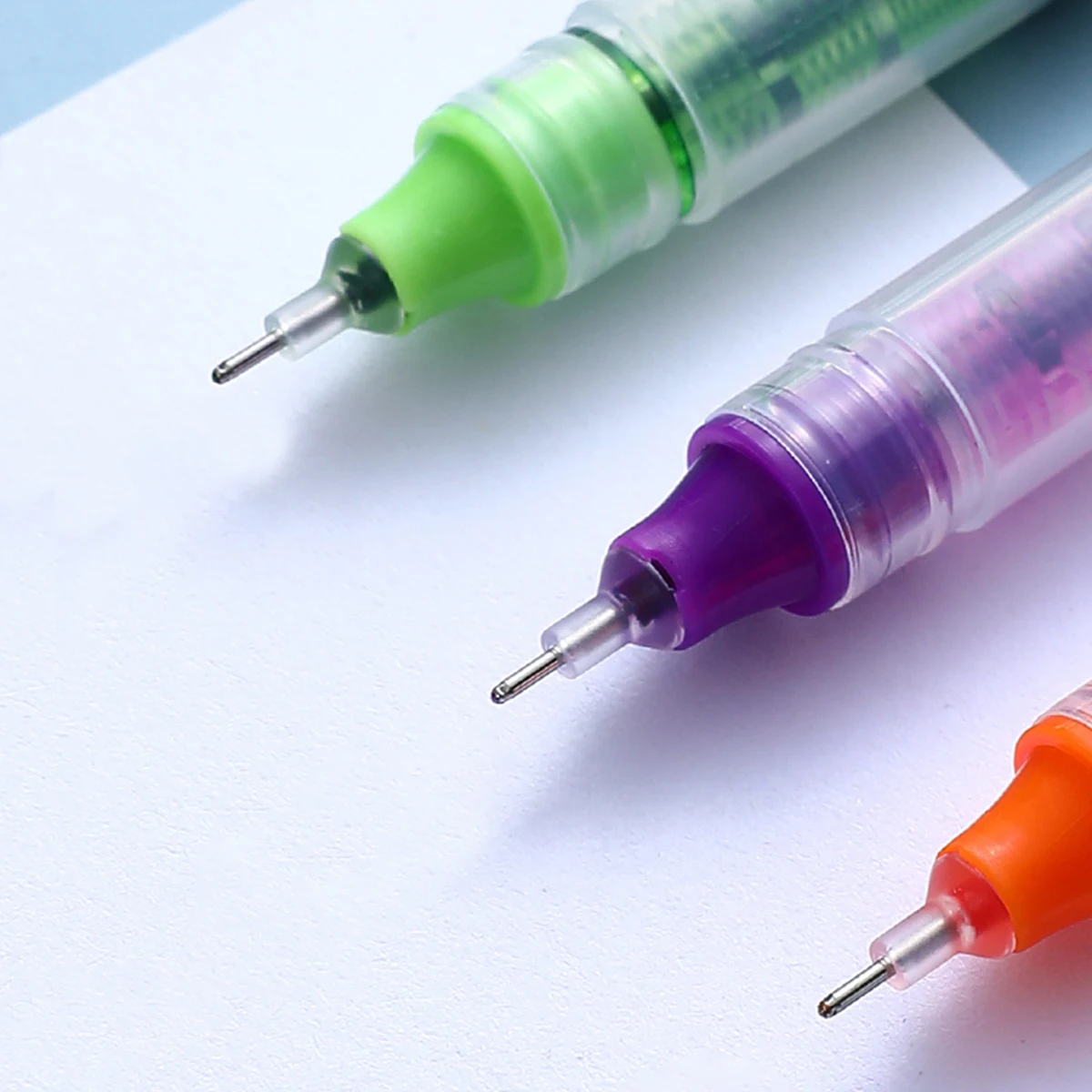 10 Pcs Color Gel pens.Quick Drying Large Capacity,0.5mm, suitable for Students, Note-taking, Marking, Drawing, Bookkeeping. - Image 4