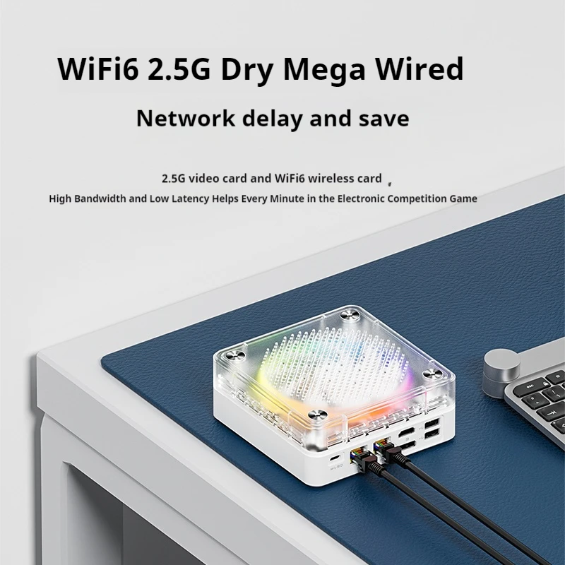 Genmachin AMD 7840HS 7735HS 7735U R9 6900HX Mini Pc Windows 11 Ryzen DDR5 4800Mhz M.2 WIFI6 BT5.2 Pc Game Diy Gaming Computer - Image 6