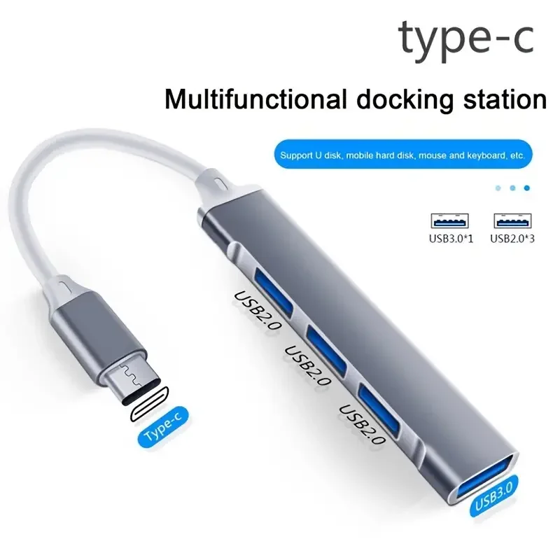 7 Ports USB HUB USB C USB 3.0 HUB 7-in-1 Type C Multi-port USB Splitter OTG Adapter USB Adapter for Macbook Pro Air PC Laptop - Image 3