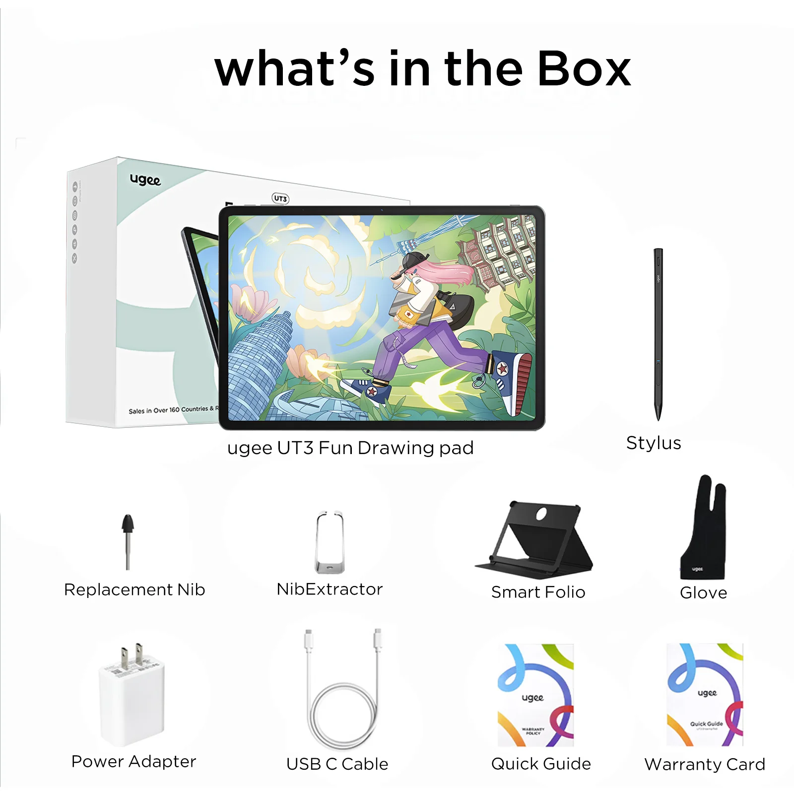 UGEE UT3 Fun Drawing Pad 14.25 inch 2400*1600 Resolution Android 14 System 60HZ Large Graphics Tablet Monitor 8GB+256GB - Image 6