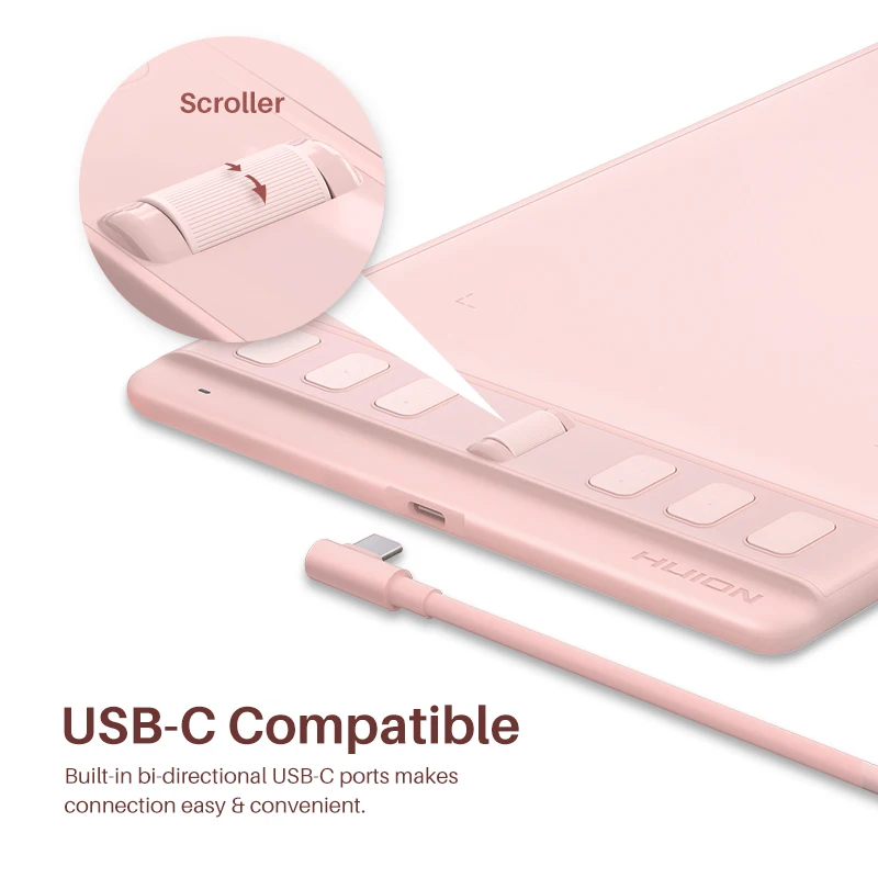 Huion Inspiroy 2 S H641P Graphics Tablets 6.3x3.9 Inch Digital Drawing Pen Tablet 6 Express Keys Support Android Mac Windows - Image 5