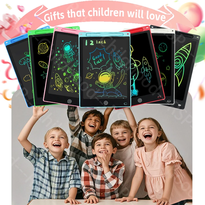 12 inch Tablets Electronic Handwriting Pad Writing Board Drawing Tablet LCD Screen Writing Tablet Digital Graphic Toys for child - Image 6