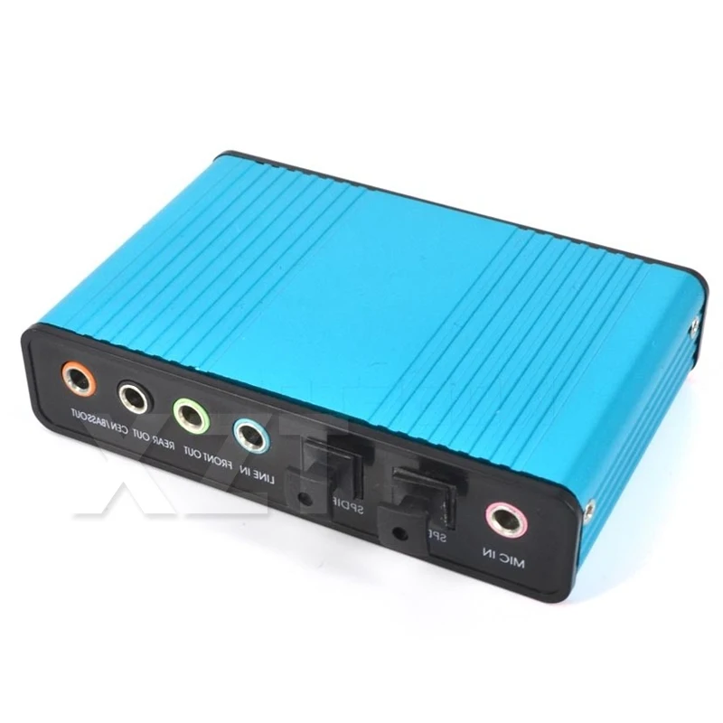 Newest Hot USB 2.0 Sound Card 6 Channel 7.1 and 5.1 Optical External Audio Card SPDIF Controller for PC Laptop Desktop Tablet - Image 4