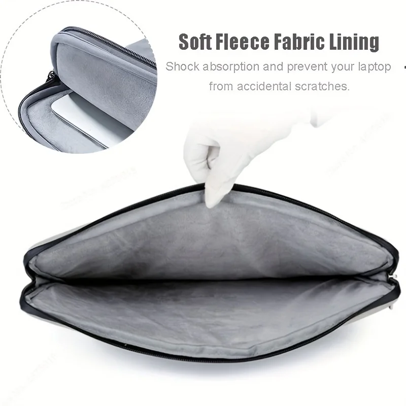 11 13 14 15 Inch Laptop PU Leather Protective Tablet Bag Computer Pouch Case Storage Bags Slim Laptop Sleeve for Macbook Perfect - Image 5