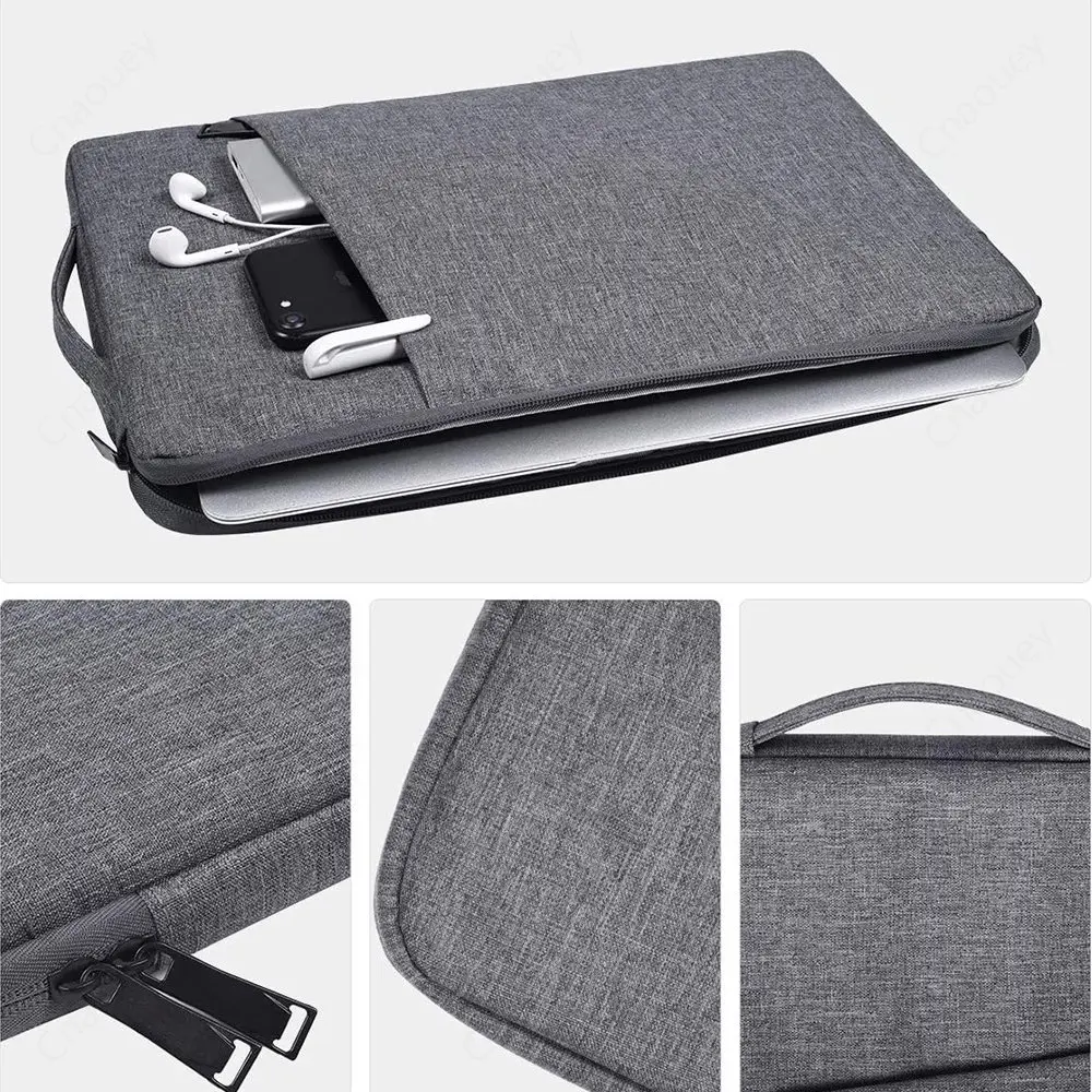 Laptop Sleeve Handbag Case for HP 13.3" 13.5" 14" 15.6" 16" Waterproof zipper Portable Notebook Cover for HP 11.6" 12.5" Bag - Image 4